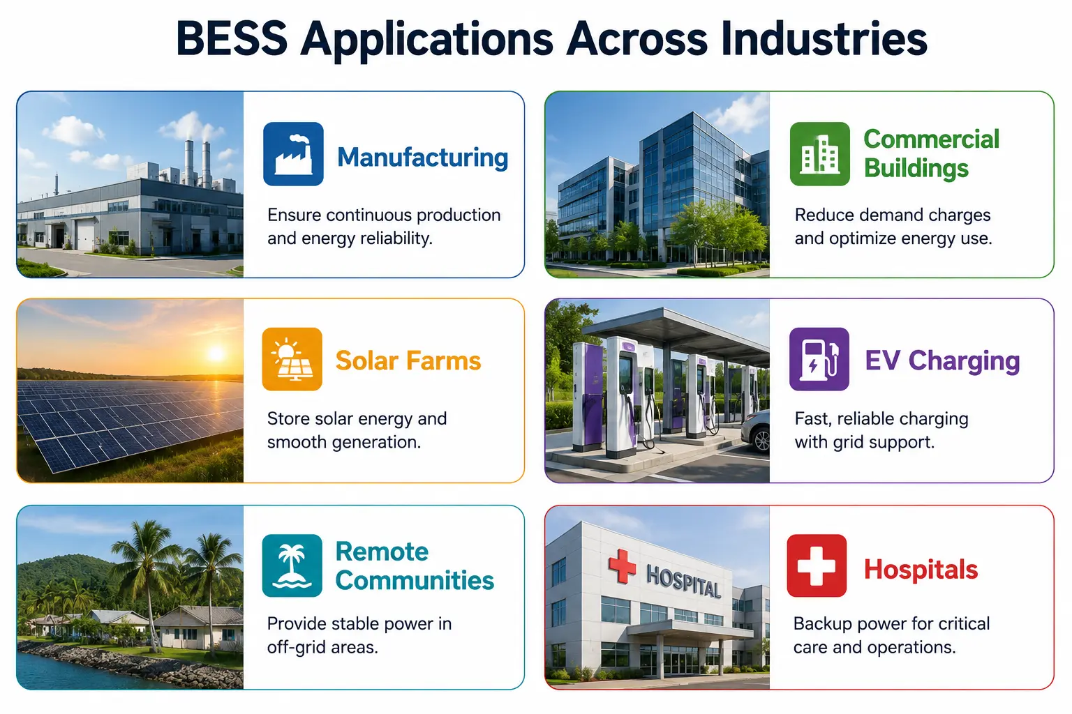BESS industry applications diagram