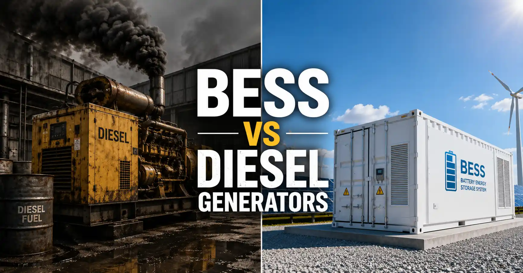 BESS vs Diesel Generators: Real Costs, Real Savings