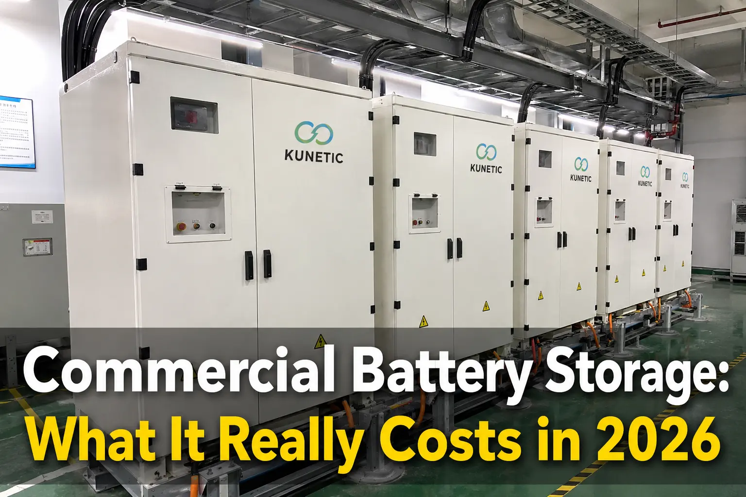 Commercial Battery Storage: What It Really Costs in 2026