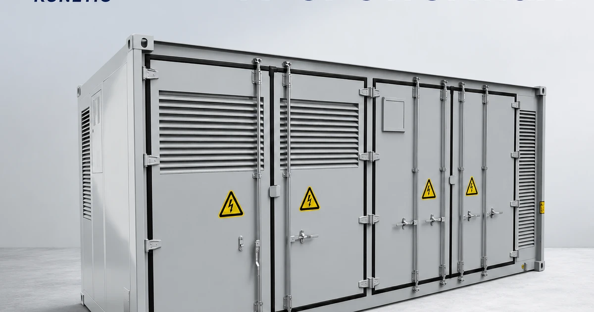KUNETIC 750kW 1.4MWh solar-diesel BESS container