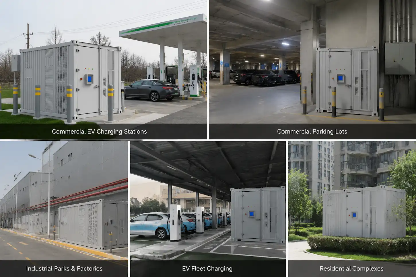 Commercial, fleet, industrial, construction and remote EV charging applications