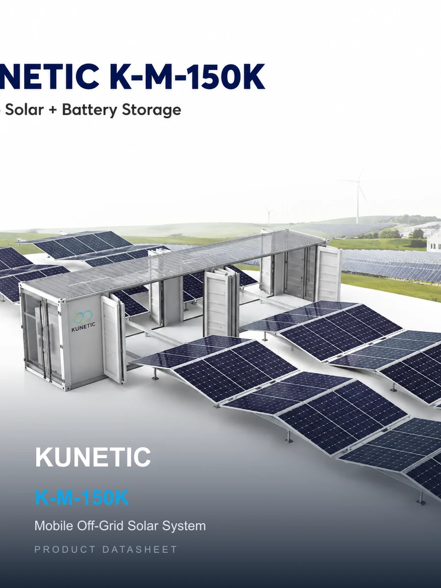 KUNETIC K-M-150K Mobile Off-Grid Solar System Datasheet
