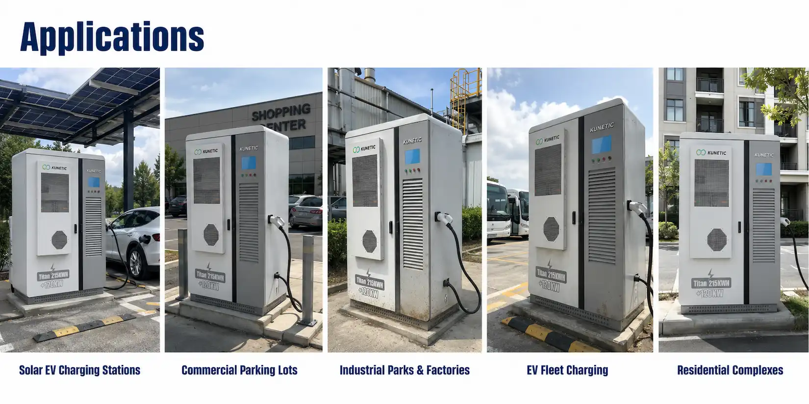 KUNETIC Titan-215 integrated storage and EV charging cabinet