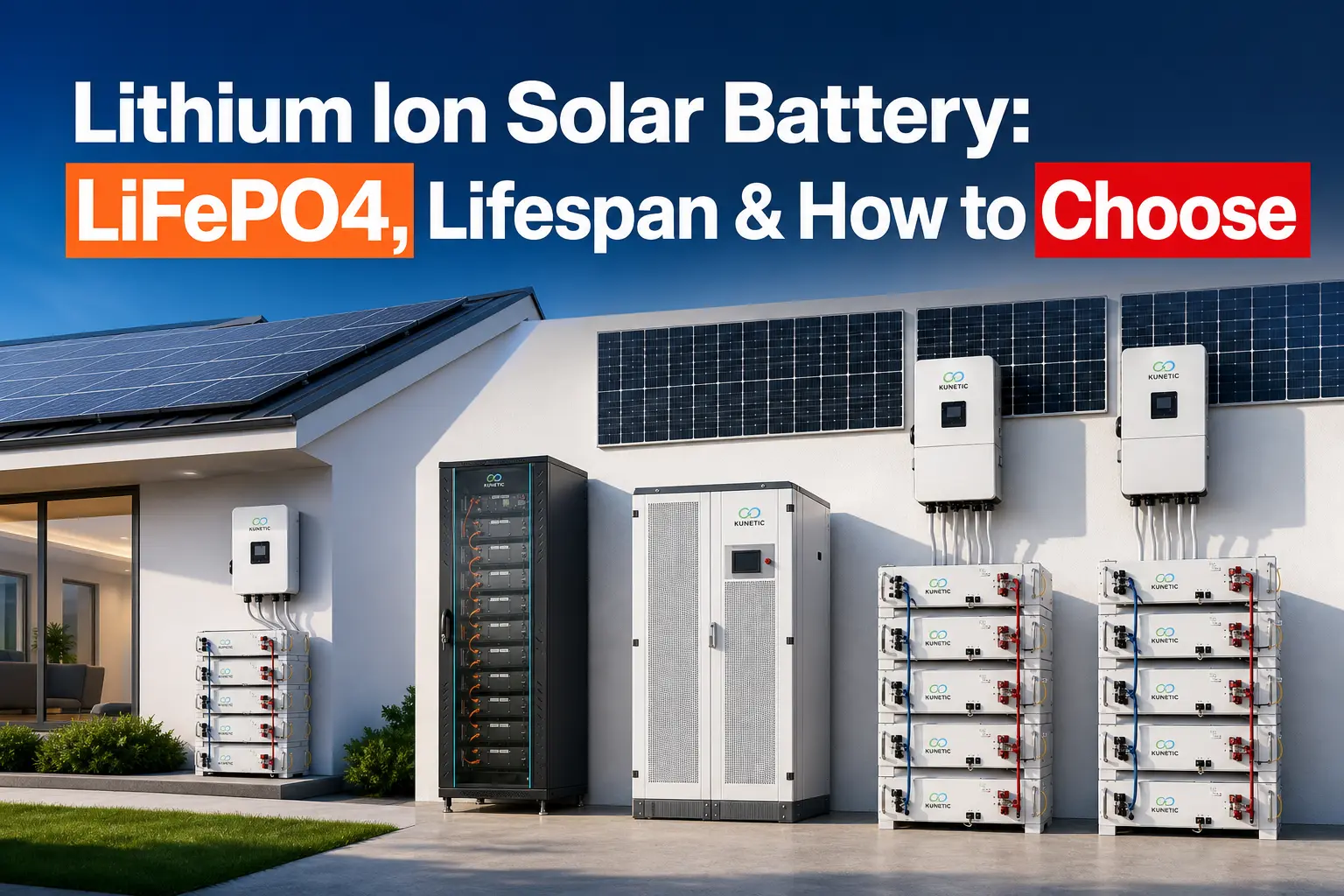 Lithium Ion Solar Battery: LiFePO4, Lifespan & How to Choose