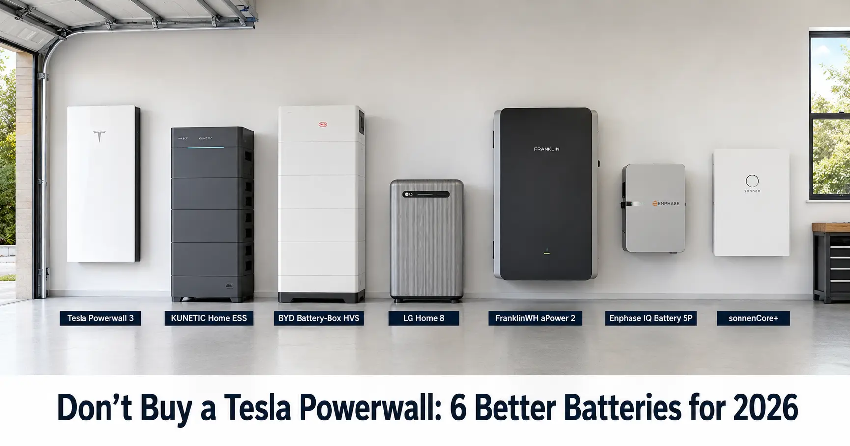Don't Buy a Tesla Powerwall: 6 Better Batteries for 2026