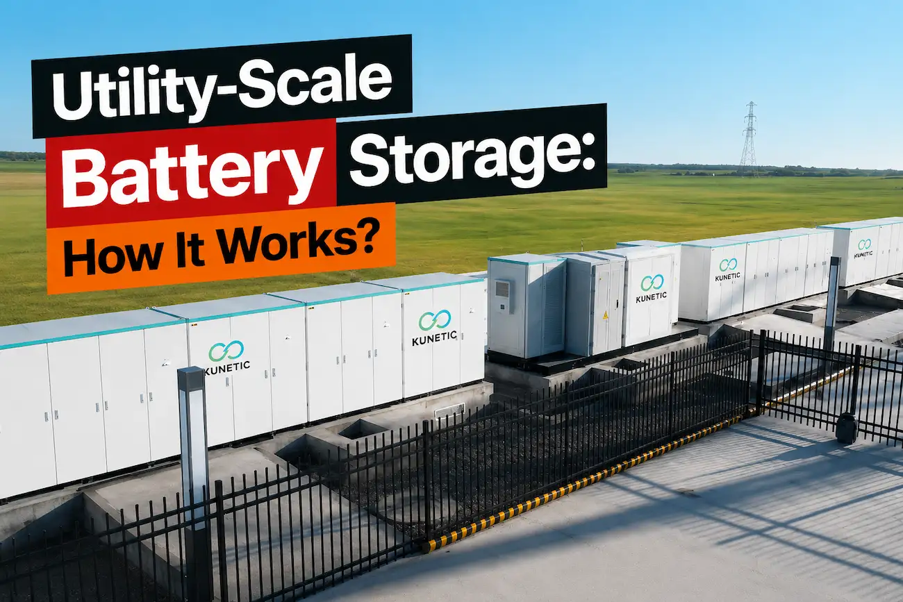 KUNETIC multi-container utility-scale battery energy storage deployment in Australia