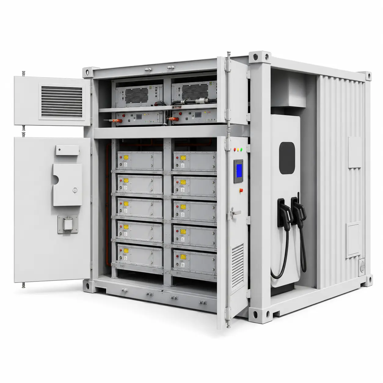 KUNETIC 522kWh solar EV charging container energy system
