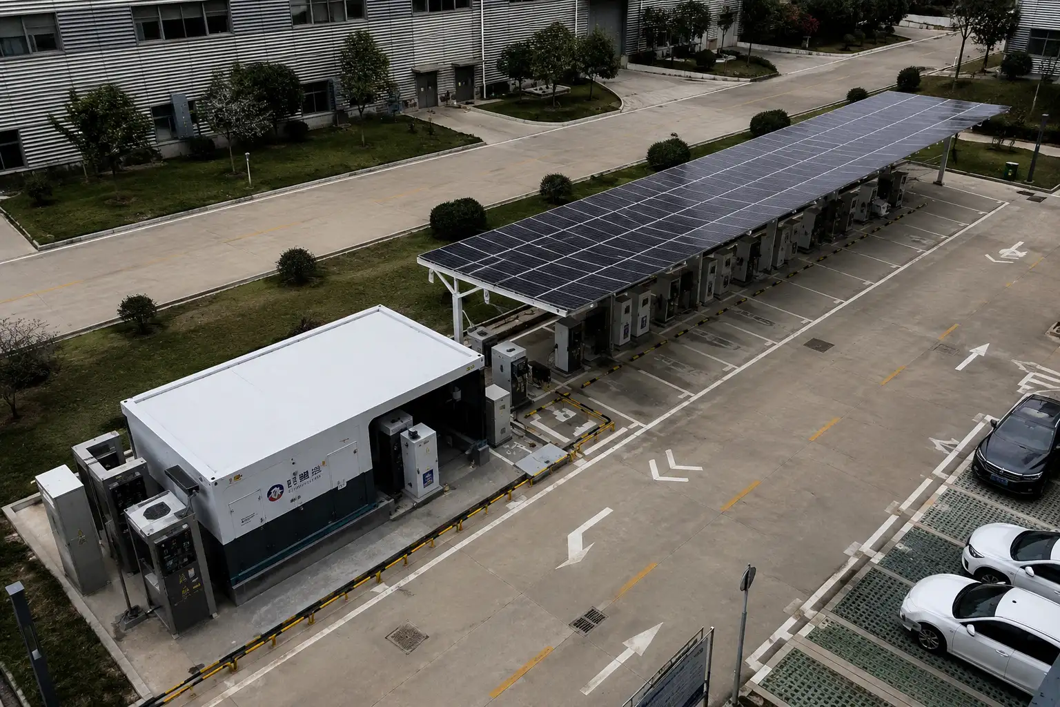 DC Flexible Microgrid — PV + ESS + EV chargers coupled on shared DC bus